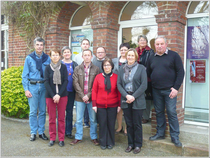 Les membres du conseil municipal