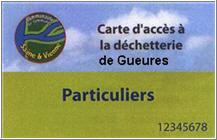 DECHETTERIE DE GUEURES